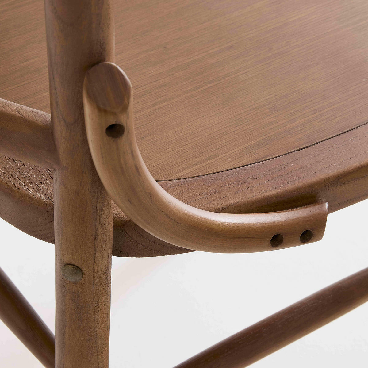 STÜHLE 2-tlg., Holz - Eichefarben, Holz (43/84/46cm) - Oviala