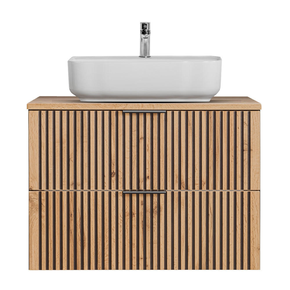 Lomado Waschbeckenschrank Braun 81x73x47 cm