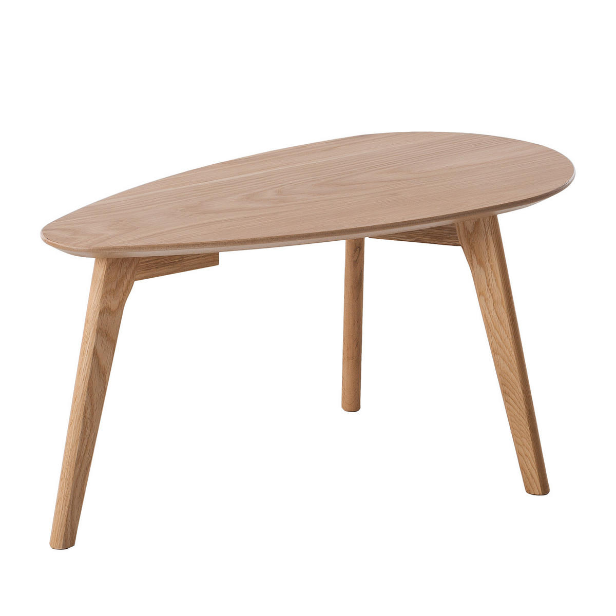 COUCHTISCH-SET - Eiche teilmassiv, 2-teilig - Eichefarben, Holzwerkstoff (50/100/40cm) - home24