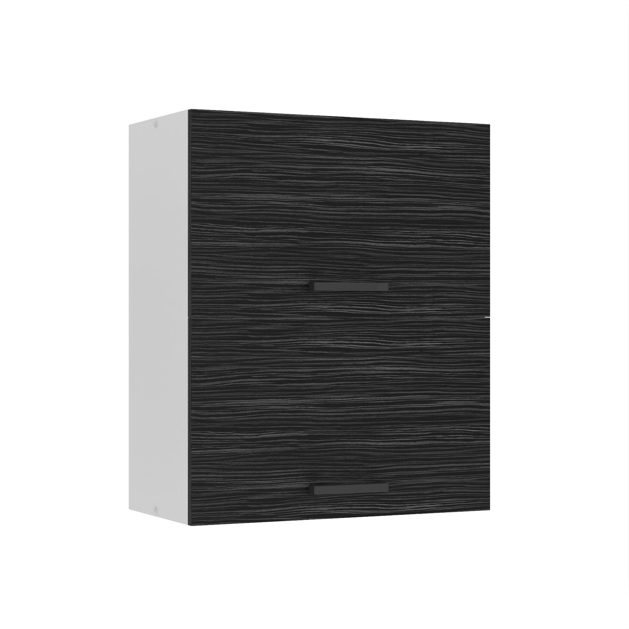 HÄNGESCHRANK SGP2 60 cm, mit 2 Türen, Königliches Ebenholz - Schwarz, Holz (60/72/29.6cm) - B BELINI GROUP