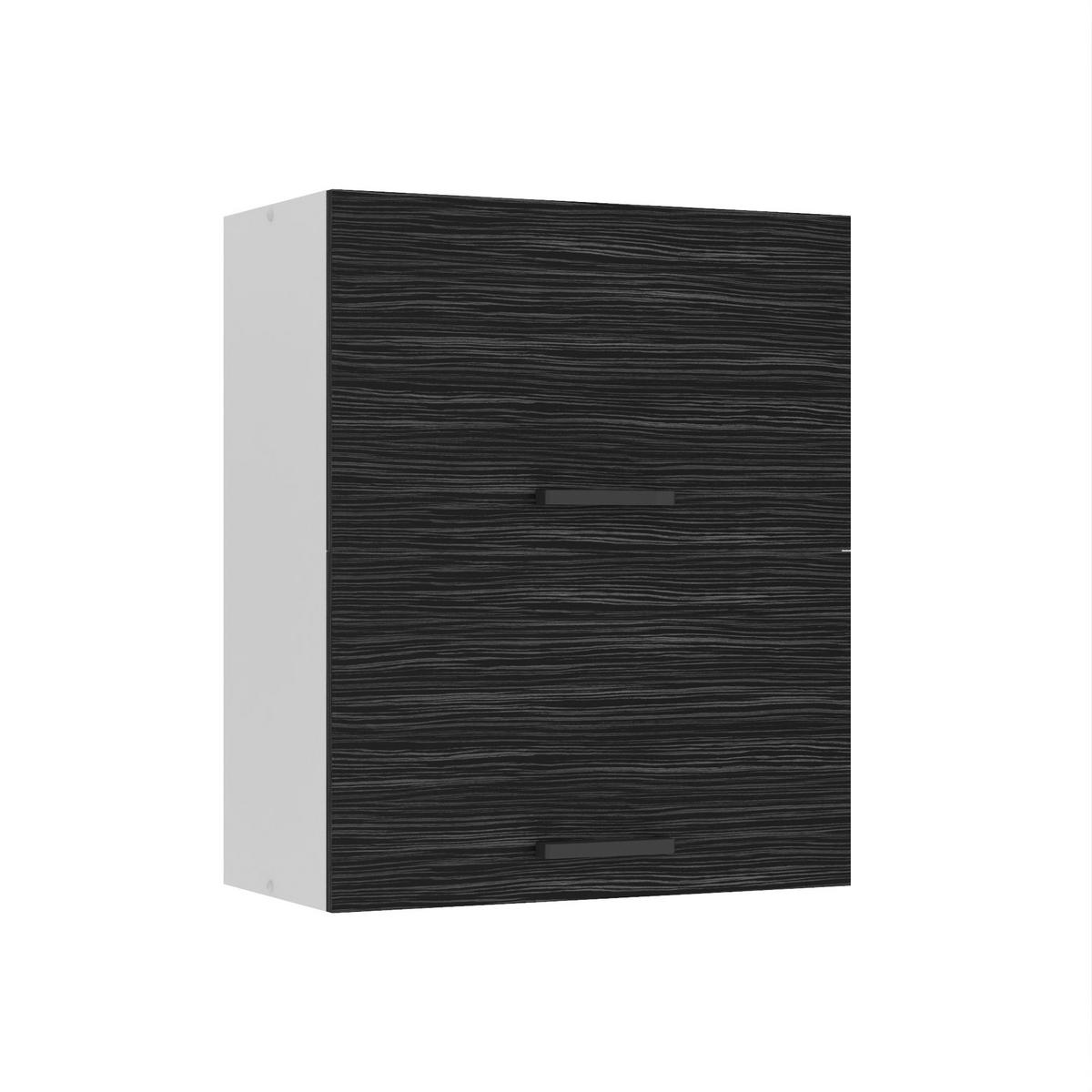 HÄNGESCHRANK SGP2 60 cm, mit 2 Türen, Königliches Ebenholz - Schwarz, Holz (60/72/29.6cm) - B BELINI GROUP