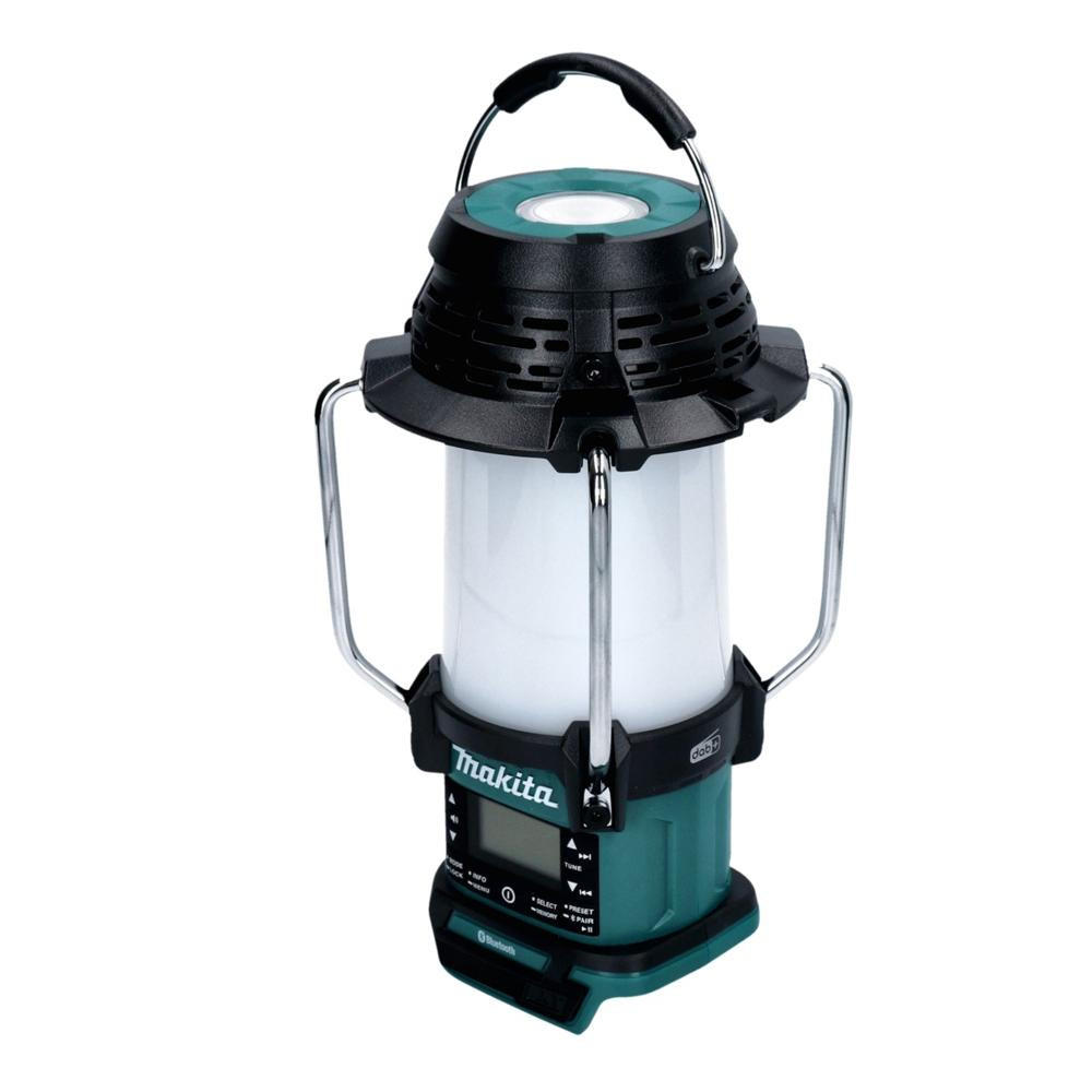 MAKITA DMR 056 Akku Radio 18 V FM DAB+ mit Laterne 360° Taschenlampe IP65 Solo - ohne Akku, ohne Ladegerät - Multicolor, Kunststoff (31/129/14cm) - Makita