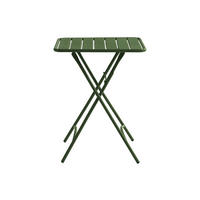 GARTENTISCH - 2 Personen - Metall - Khaki - - Schlammfarben, Metall (60/60/73cm) - Vente-Unique