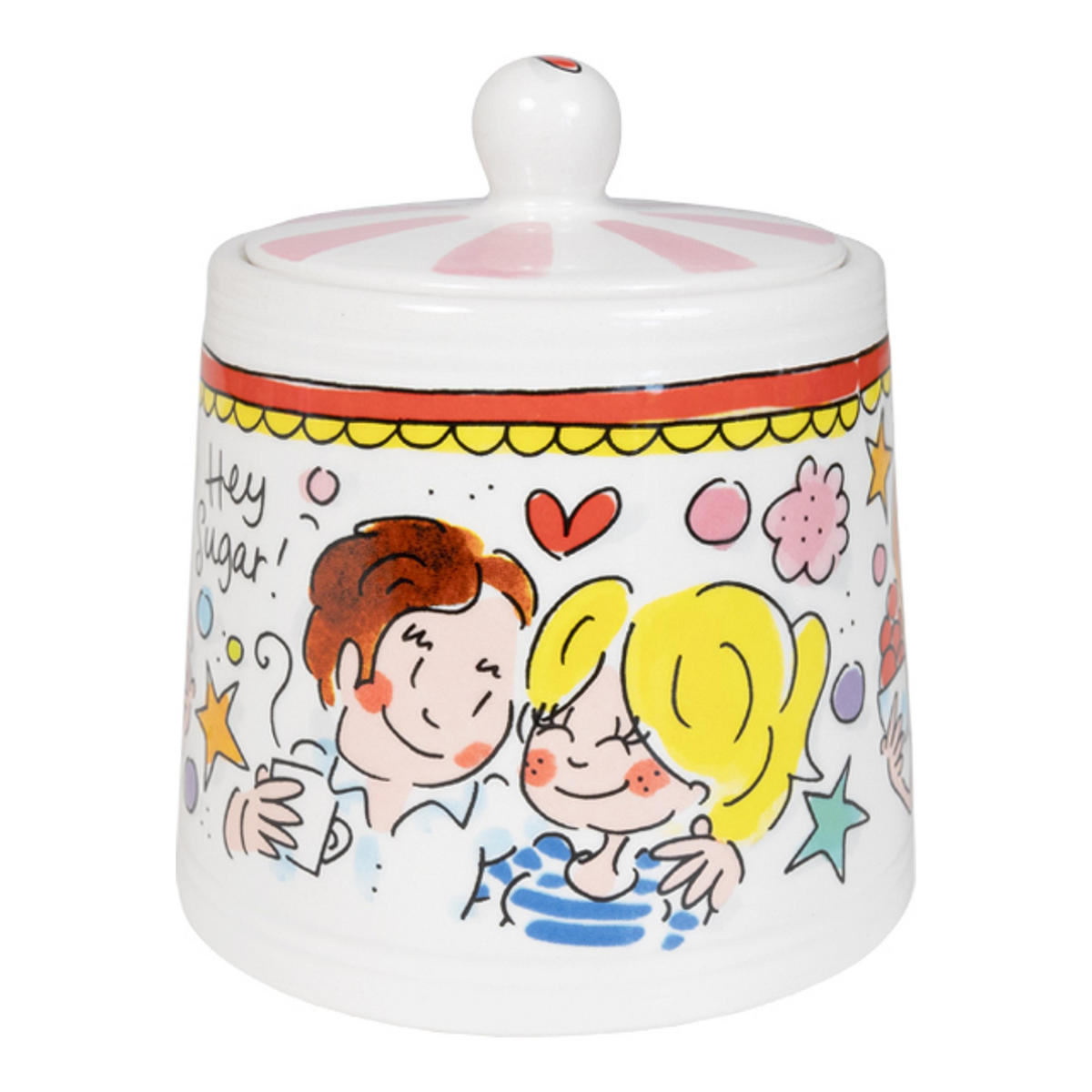 ZUCKERDOSEN Süß in Bunt - 11,5cm - Multicolor, Keramik (10.5/11.5cm) - Blond Amsterdam