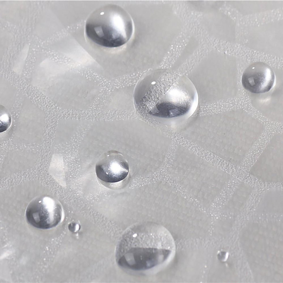 DUSCHVORHANG, transparent，180/180CM - Klar, Kunststoff (180/180cm)