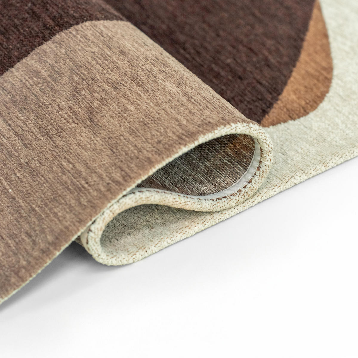 TEPPICH Cookie Gallery Stones 240/340 cm - Braun, Kunststoff/Textil (240/340cm) - Louis De Poortere