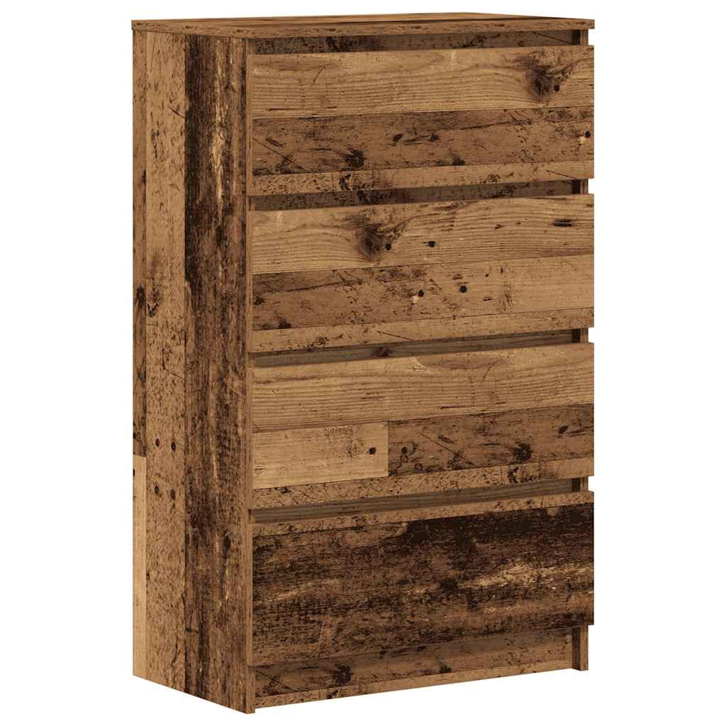 SIDEBOARD Altholz-Optik 60/35/98,5 Cm Holzwerkstoff - Braun, Holzwerkstoff (35/98.5/60cm) - vidaXL