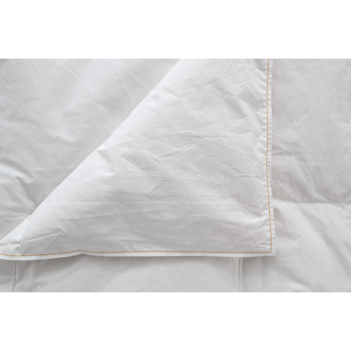 BETTDECKE LUXURY BEDDING, Baumwolle - Weiß, Textil (135/200cm) - WOODEK