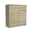 KOMMODE ASTORRE 75/82/35 cm mit 1 Schubladen 2 Türen Sonoma Eiche - Sonoma Eiche, Holzwerkstoff (75/82/35cm) - MASSENO