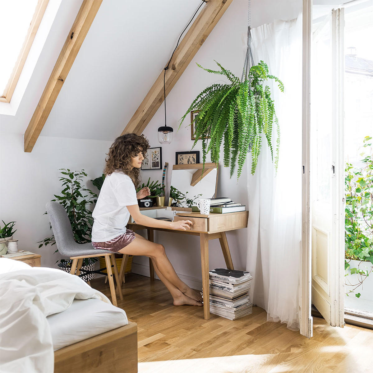 SCHREIBTISCH Holz - Braun, Holzwerkstoff (50/76/120cm) - Petits-meubles