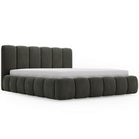 POLSTERBETT Royal 160x200 Dunkelgrau - Grau, Textil (160/200cm) - Graingold