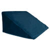 KEILKISSENHÜLLE Samt&Sonders admiral-blau 62/49/30 cm - Blau/Dunkelblau, Textil (49/62cm) - beties Heimtextil