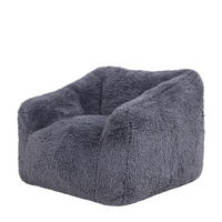 SITZSACK Sessel Aspen - Dunkelgrau/Grau, Textil (112/65/104cm) - icon