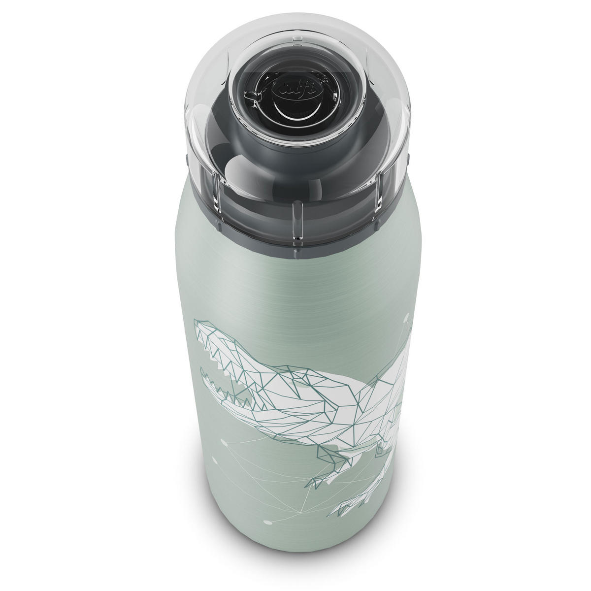 ISOLIER-TRINKFLASCHE KIDS ISO BOTTLE dinosaurs 0.5 L - Weiß/Grün, Metall (0.5L) - Alfi