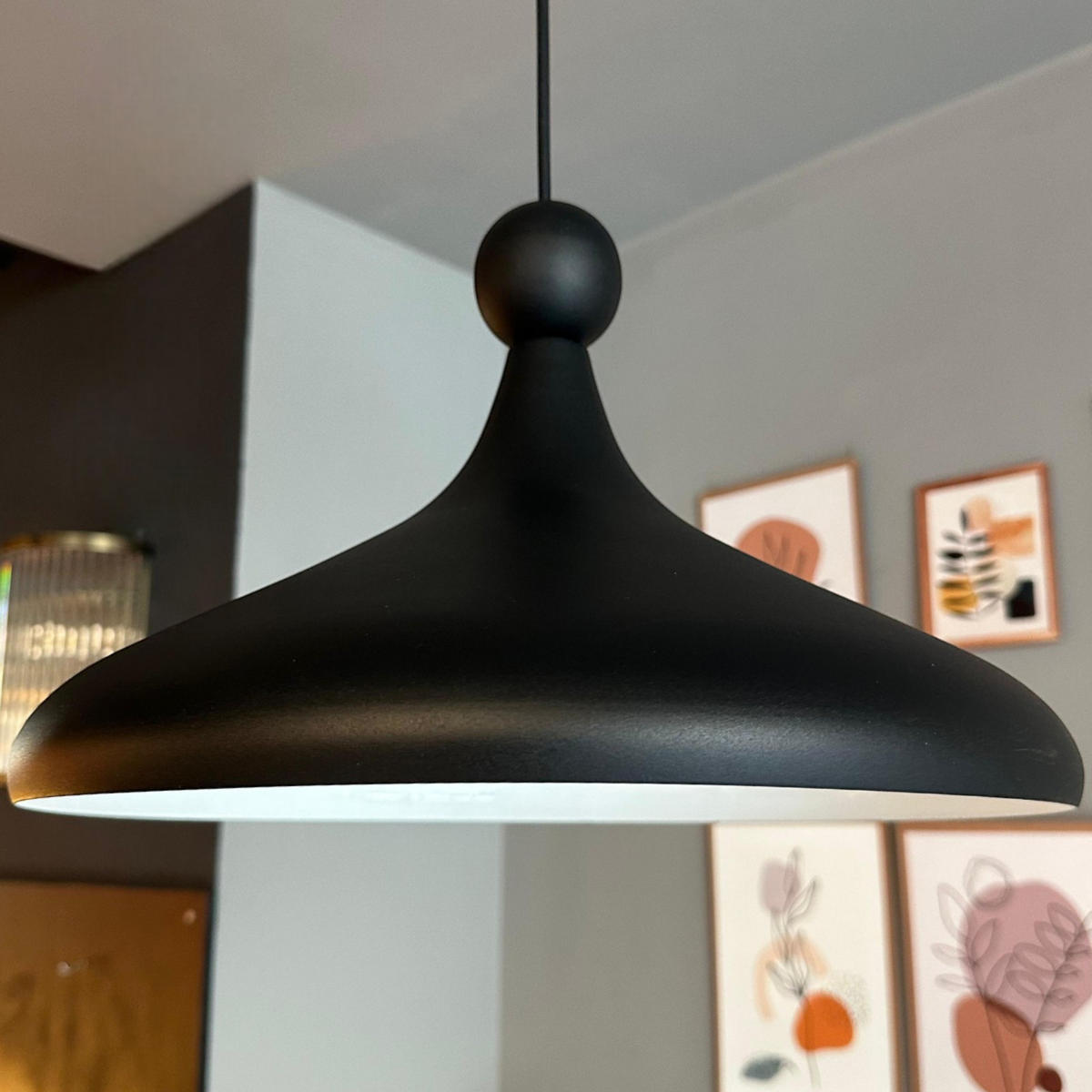 PENDELLECUHTE Noirum - Schwarz, Metall (35/35/20cm) - Bamyum
