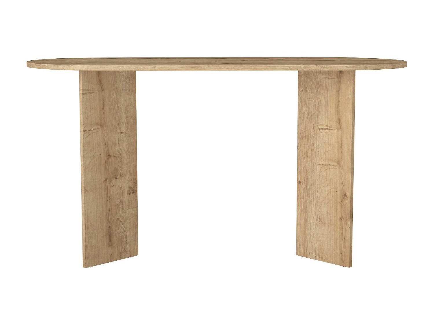 KONSOLENSCHREIBTISCH - 140 cmcm x 59.6 cmcm - Holz, Platte - Naturfarben Hell - TOPANIA - Naturfarben, Holz (140/74/59.6cm) - Vente-Unique