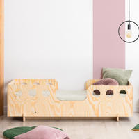 POSTEL 90/190 Anaïs Přírodní dřevo - hnědá, dřevo (90/190cm) - Petits-meubles