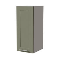 HÄNGESCHRANK Oslo W2/30 Weiß / Reed Green Matt 30 / 32,5 / 72cm - Weiß/Grün, Holz/Holzwerkstoff (30/72/32.5cm) - Feldmann-Wohnen