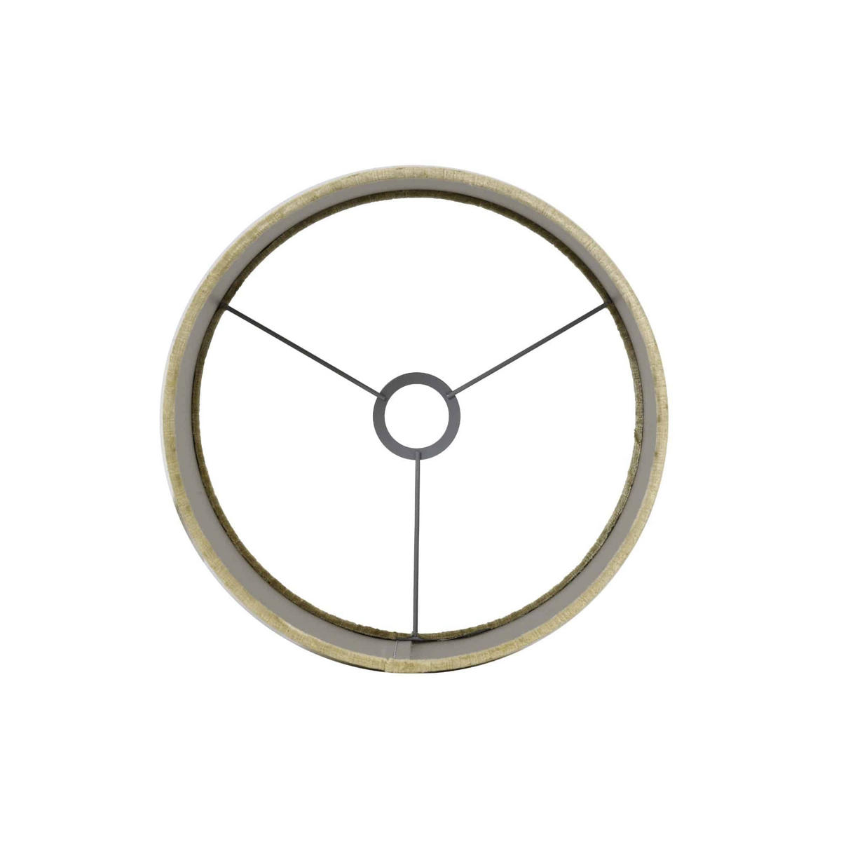 LAMPENSCHIRM Edelstein Bronze Ø25/18 cm - Bronzefarben, Textil (25/25/18cm) - Light & Living