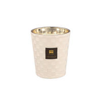 DUFTKERZE Ptmd Beige 16/16/19cm - Beige, Glas (19cm) - PTMD Collection