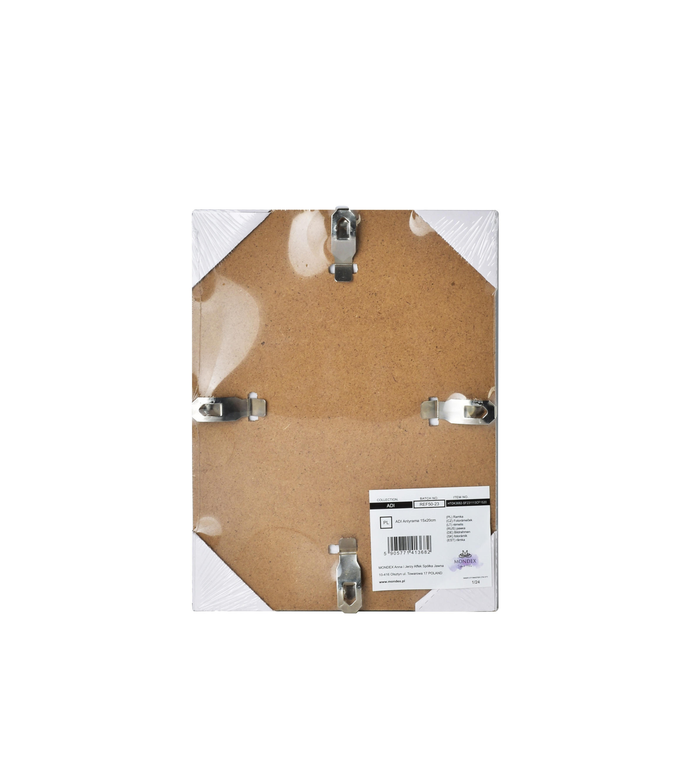 CLIPRAHMEN Adi Transparent 20/15/1 cm Glas - Transparent, Glas (15/1/20cm) - Mondex