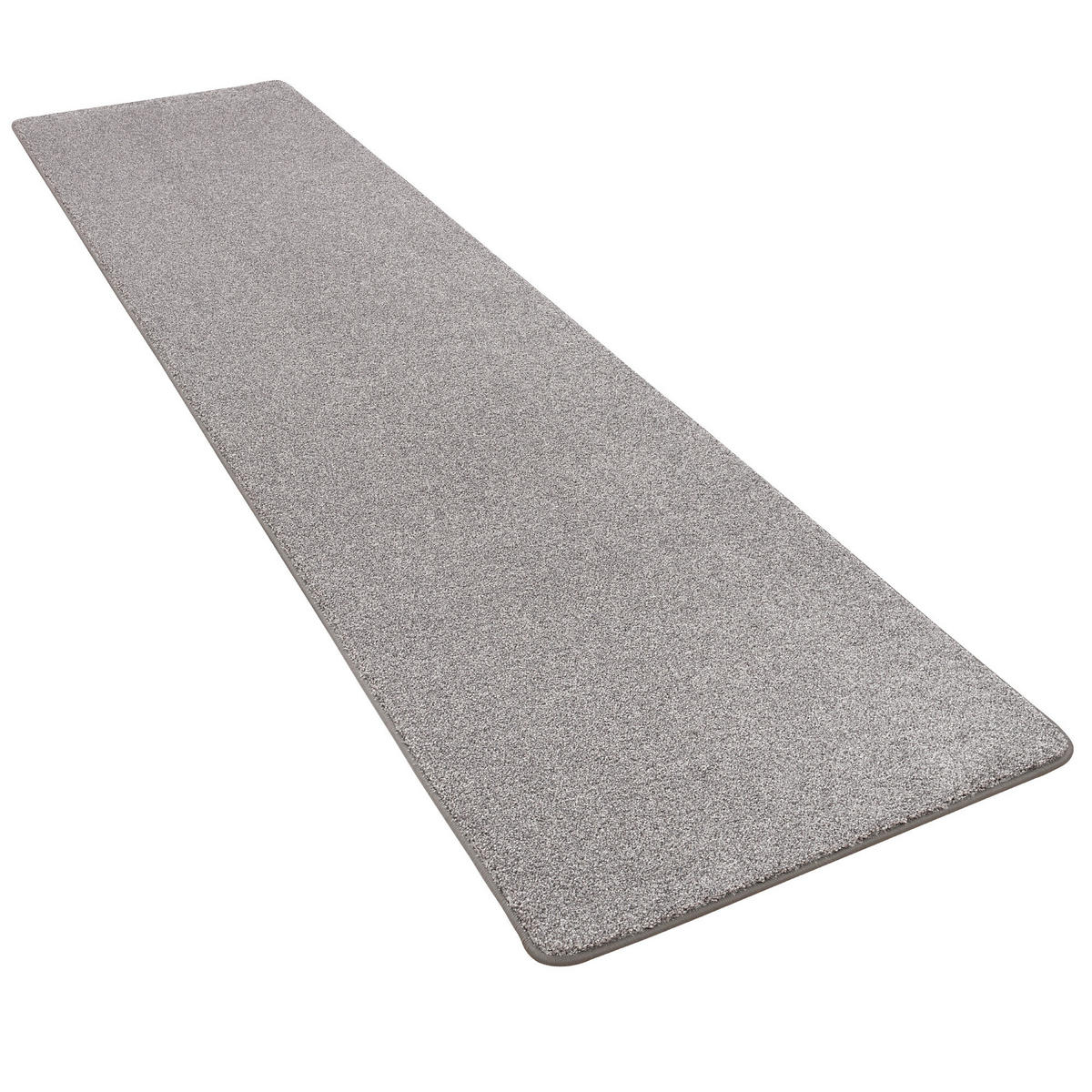 LUXUS VELOURS LÄUFER LAGUNA SOFT - Grau, Textil (100/100cm) - Snapstyle