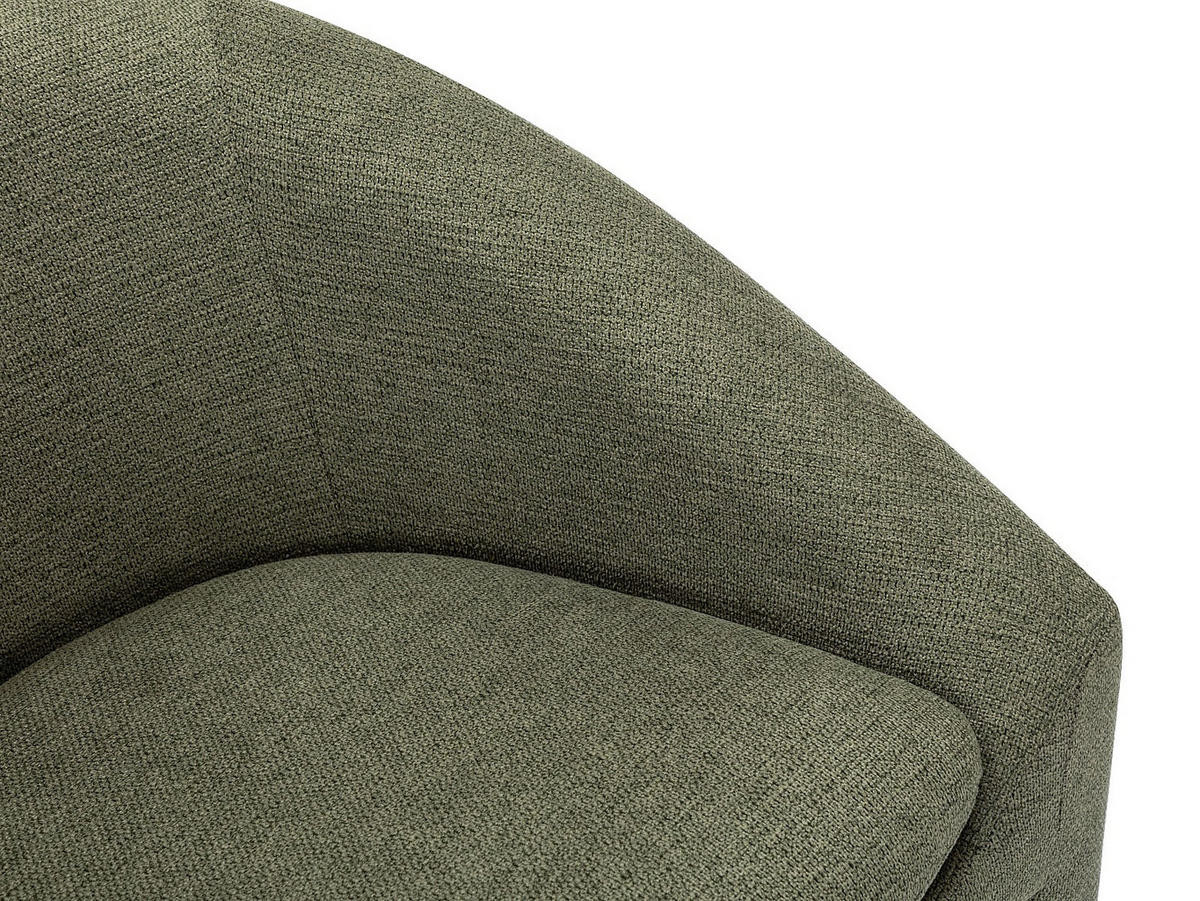 SESSEL - Stoff - Grün - OSSANA - Grün, Textil (83/74/74cm) - Vente-Unique