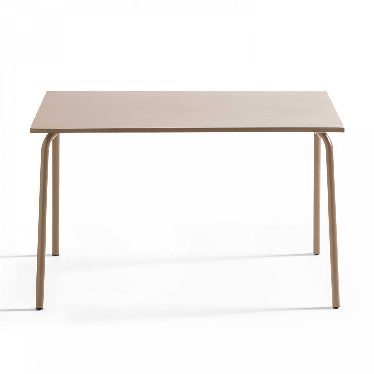 GARTENTISCH , Taupe - Taupe, Metall (120/70/72cm) - Oviala