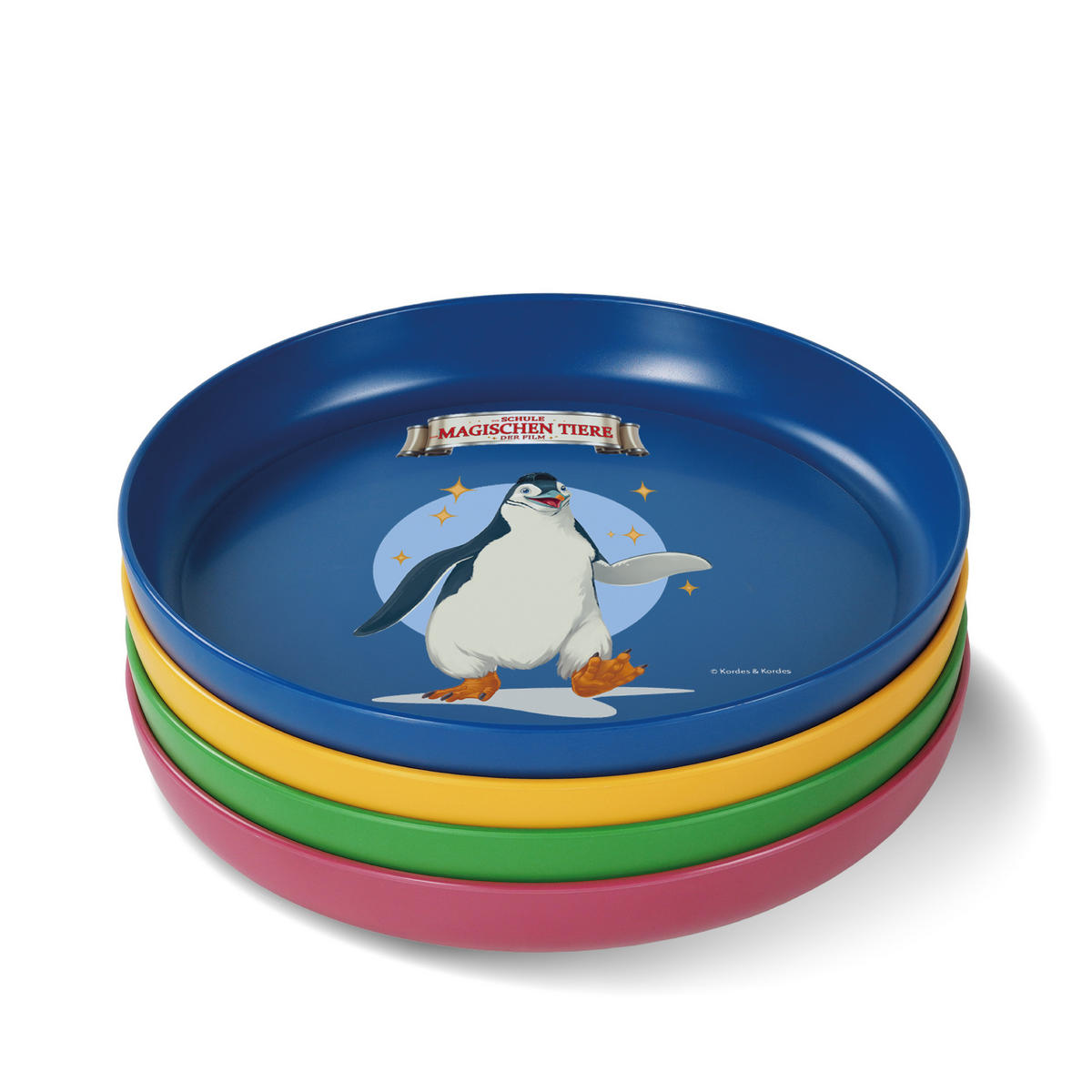KINDER-TELLER Set 4-teilig - Multicolor, Kunststoff (19.2/2.55/20cm) - Stoneline