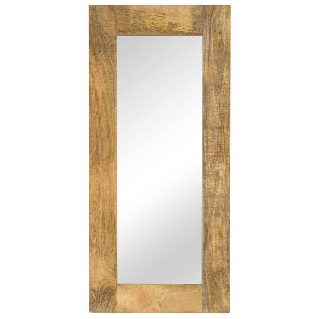 SPIEGEL Mangoholz Massiv 50 x 110 cm - Braun, Holz (50/110/1cm) - furnicato