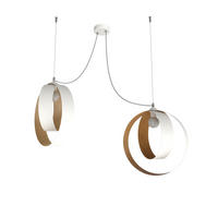 HÄNGELEUCHTE - Goldfarben, Metall (40/40/120cm) - Lumicom