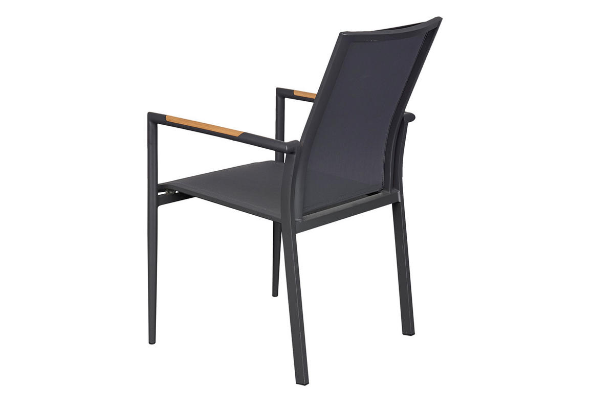 STAPELSTUHL Mogli 67x56x88 cm, Metall, Anthrazit - Anthrazit, Metall (56/88/67cm) - dasmöbelwerk