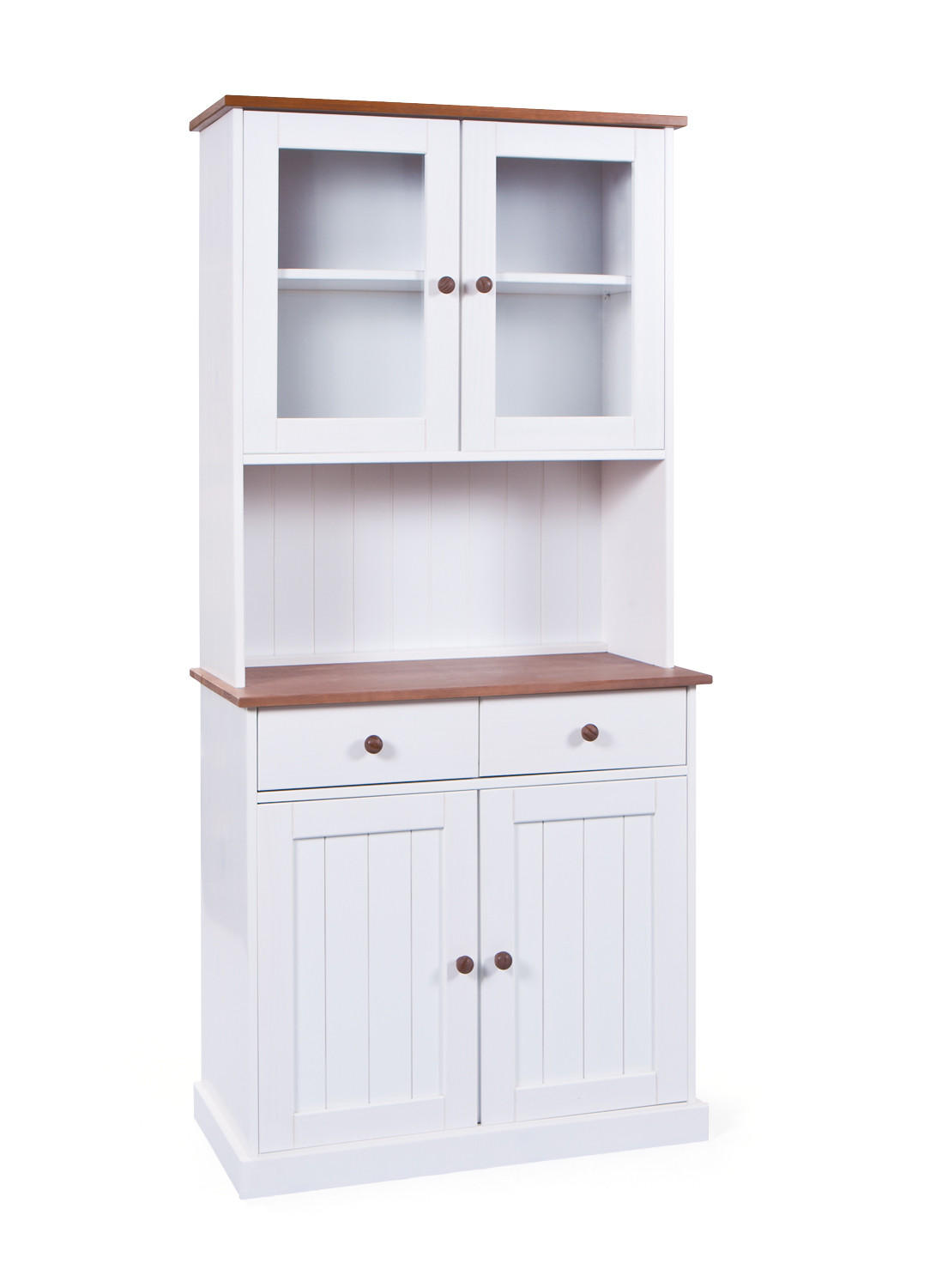 BUFFET weiß - Weiß, Holzwerkstoff (90/191/45cm) - ebuy24