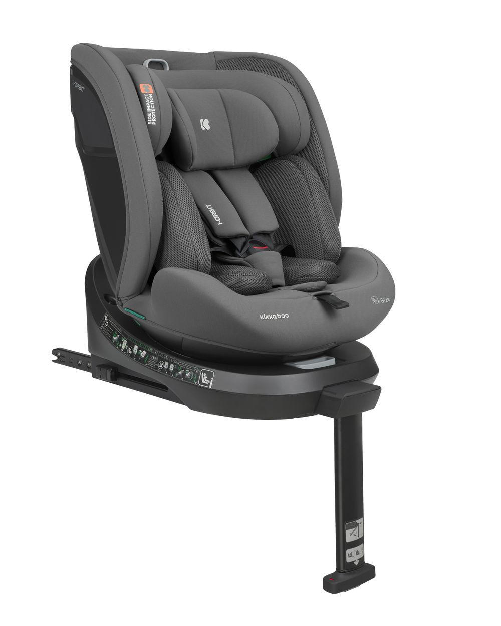 KINDERSITZ i-Orbit i-Size grün (40-150cm) Gruppe 0+/1/2/3 Isofix Stützbein - Grün, Kunststoff (45/82/51cm) - Kikka boo