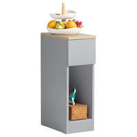 NACHTTISCH Hellgrau - Grau, Holzwerkstoff (20/60/35cm) - SoBuy
