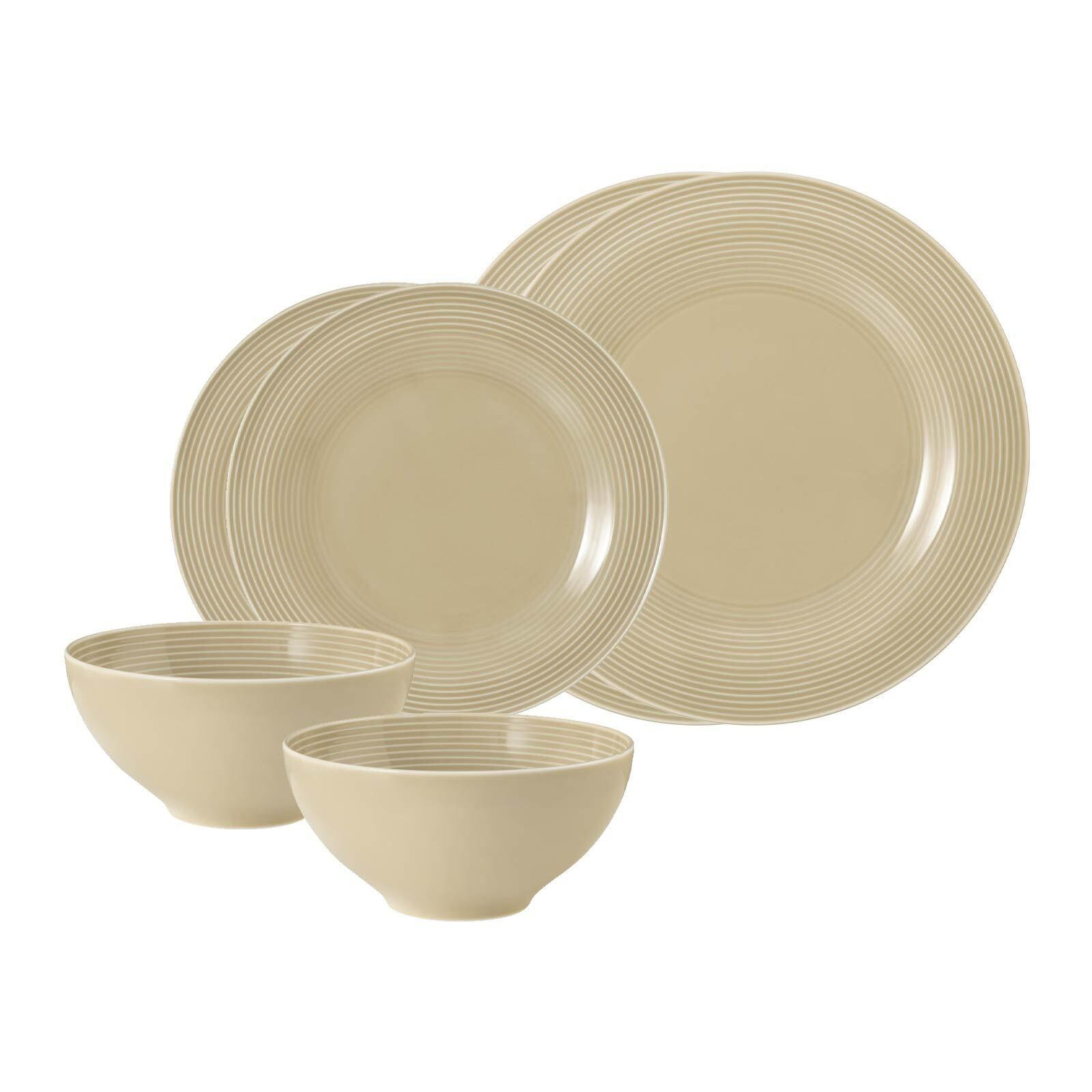 BASIC-SET Beat Color Glaze Sandbeige 6er Set - Beige, Keramik (1/1/1cm) - Seltmann Weiden