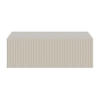 NACHTTISCH Veldio Greige, 50 cm - Taupe, Holzwerkstoff (50/17/35.6cm) - Selsey