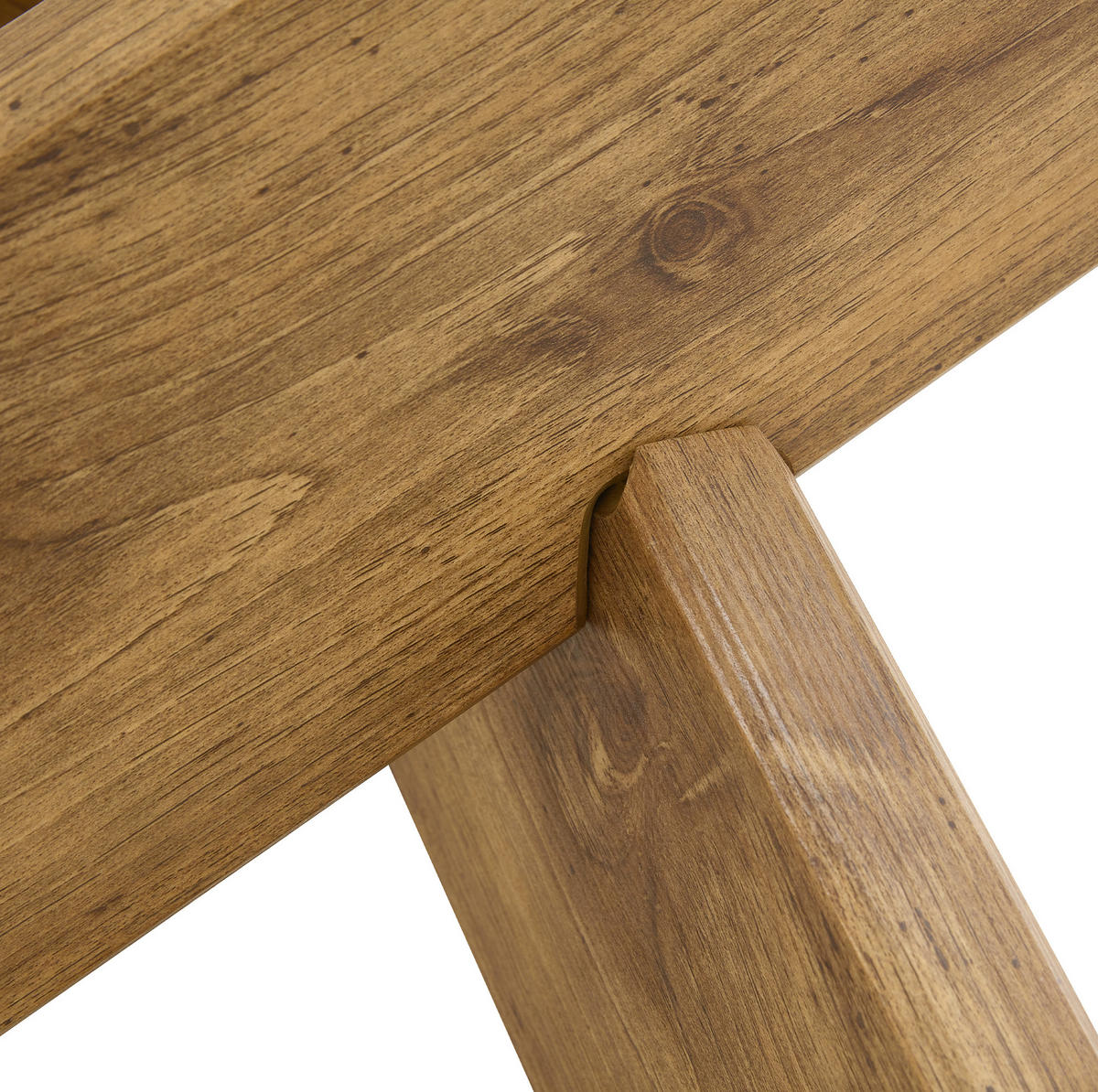 COUCHTISCH 79/45 cm Transparent/Holz aus MDF und Glas mit Kreuzgestell - Klar, Holzwerkstoff (79/79/45cm) - OKMYHOME