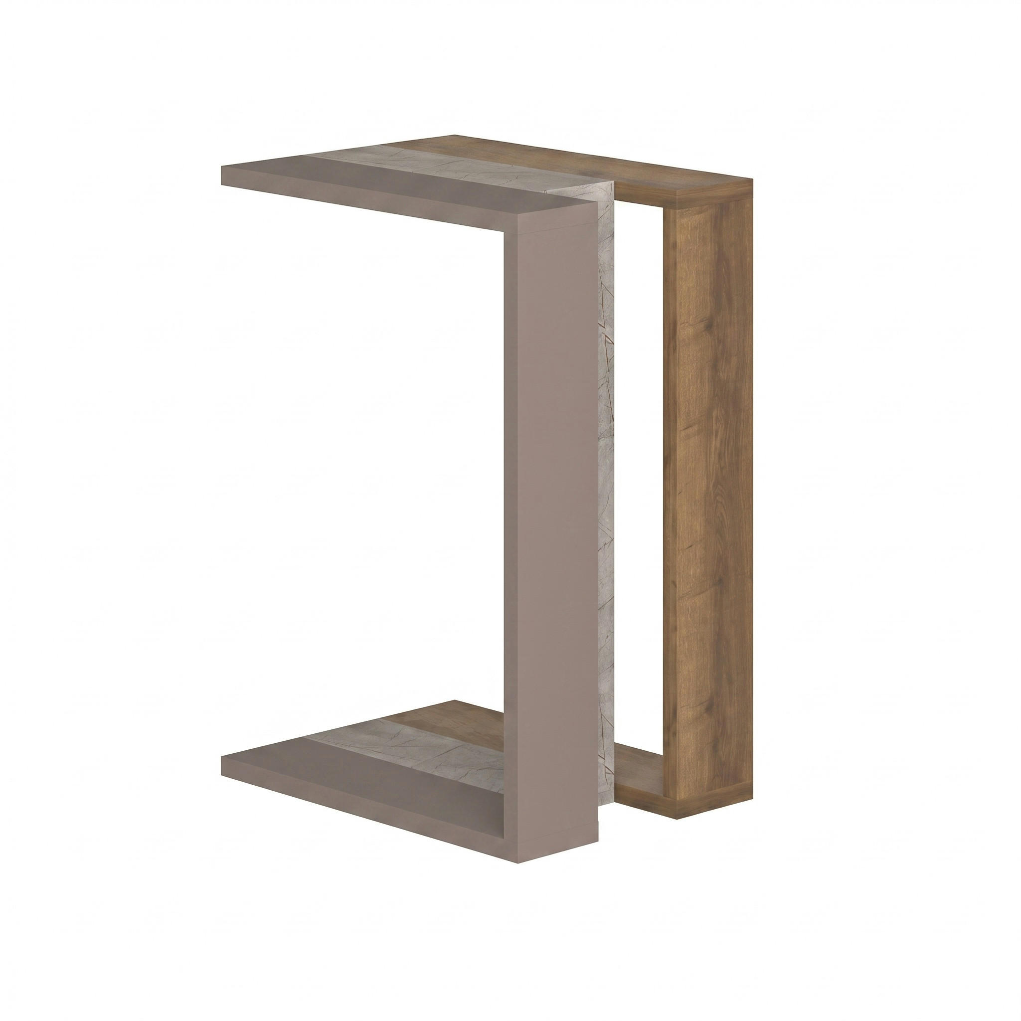 BEISTELLTISCH Muju C Bunt 30/40/57 cm - Multicolor, Holzwerkstoff (40/30/57cm) - Decortie