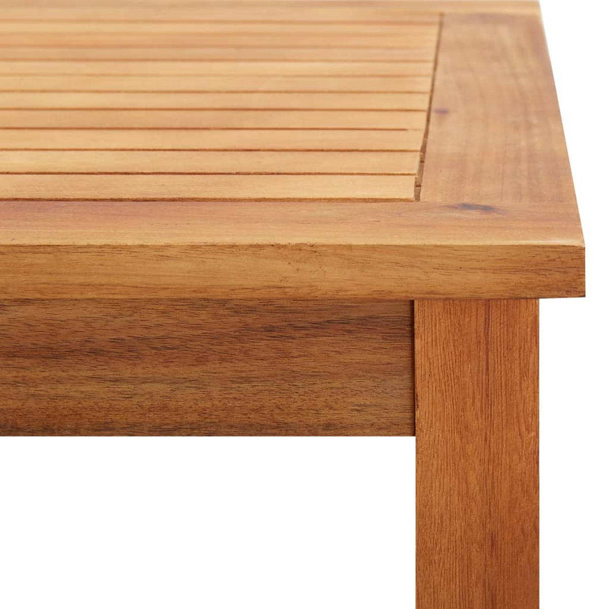 GARTEN-COUCHTISCH 60/60/36 Cm Massivholz Akazie - Braun, Holz (60/60/36cm) - vidaXL