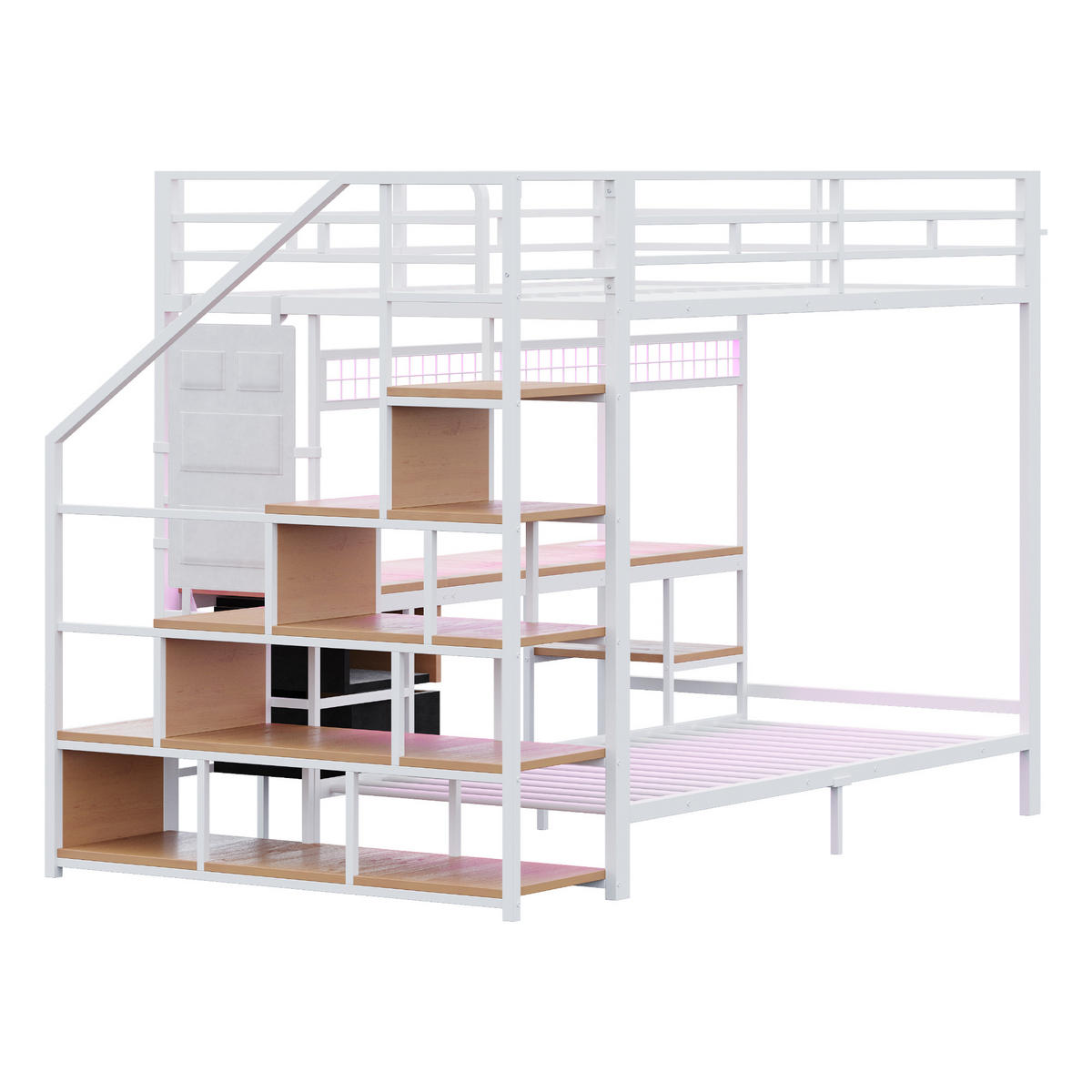 HOCHBETT Metall Weiß - Weiß, Holz/Metall - Raumix