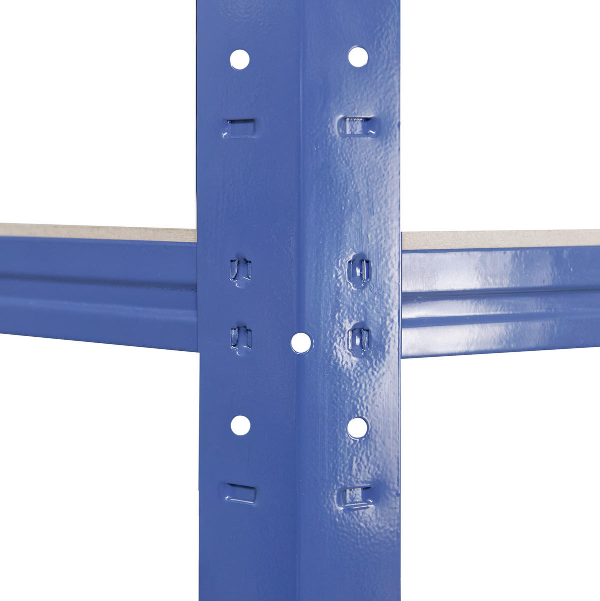 ECKREGAL HOME 200x90x60 cm in blau mit 6 Böden und 145 kg Traglast pro Boden - Blau, Metall (90/200/60cm) - shelfplaza