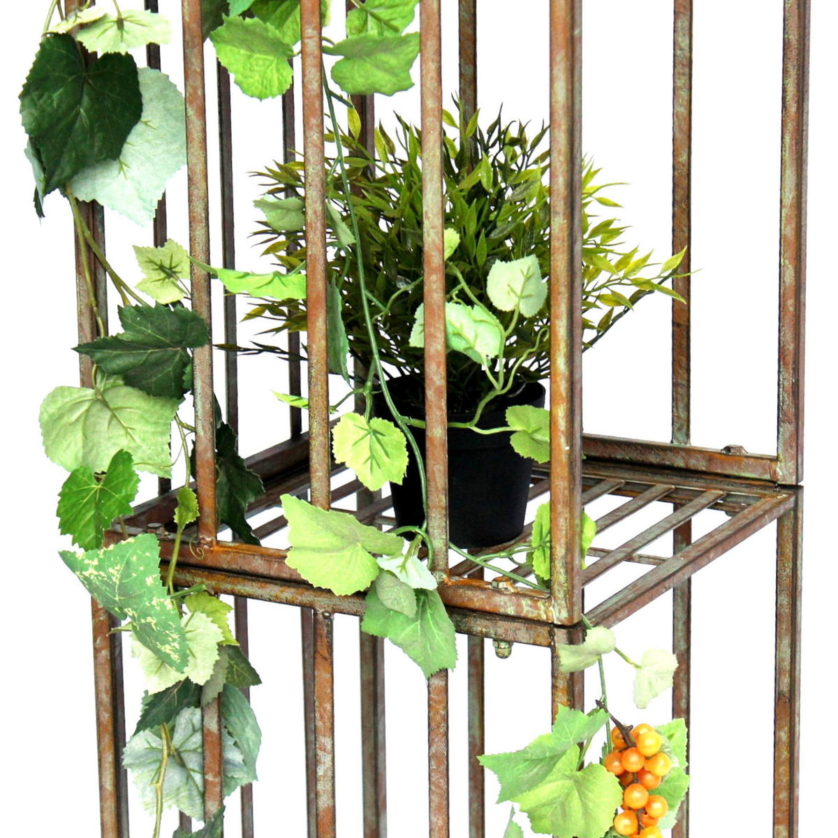 ROSENBOGEN aus Metall Kletterhilfe 275x172 cm 93969 - Grün, Metall (172/275/38cm) - DanDiBo