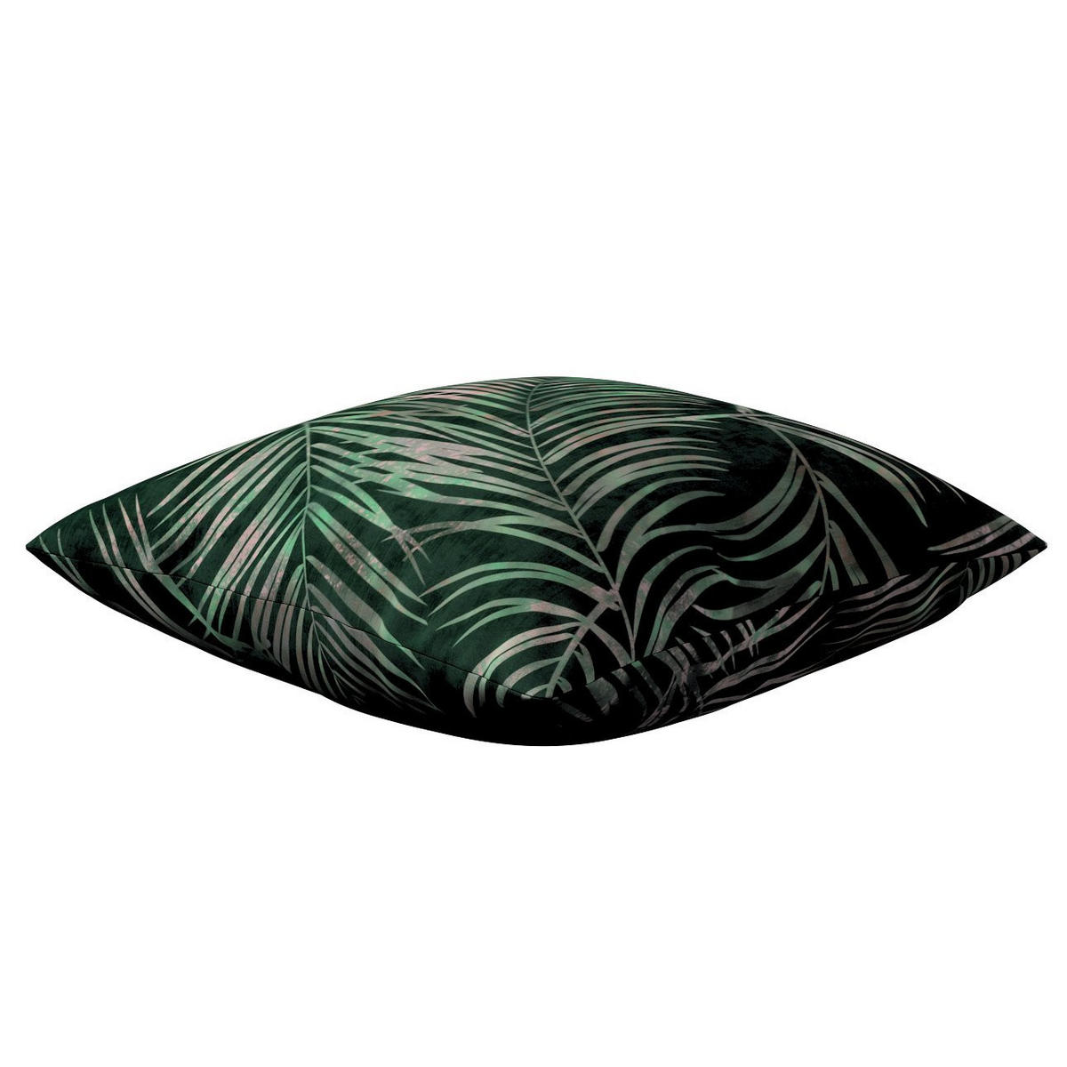 KISSENHÜLLE Velvet grün, 43x43cm - Grün, Textil (43/43cm) - Dekoria