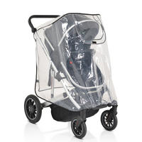 KINDERWAGEN-REGENSCHUTZ Bimbro transparent Kinderwagen-Regenschutz universal, Belüftungslöcher, für Einsitzer - Weiß, Kunststoff (56/94/94cm) - Moni