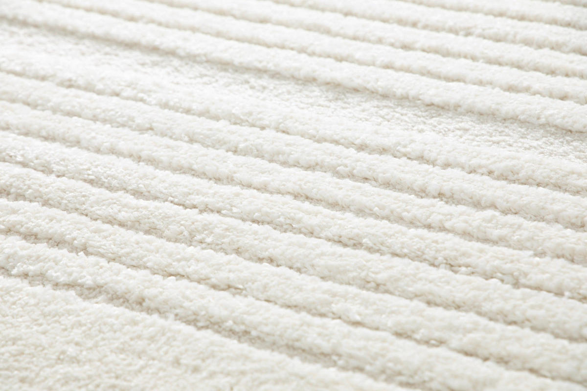 TEPPICH sehr weich mit Relief-Effekt beige - Beige, Textil (120/170cm) - AFK Living
