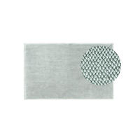 BADEMATTE Ole Mint 50x80 cm - Mintgrün, Textil (50/80cm) - benuta Nest