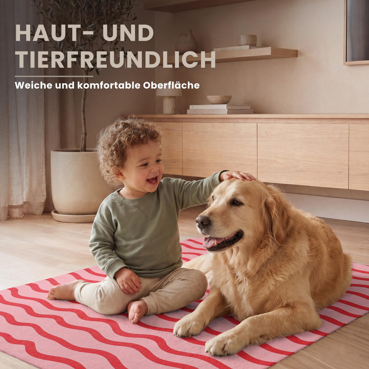 KOBERCE - Hravé - vzor - červená - 80x120 cm - červená, textil/plast (80/0.4cm) - OnlyWow