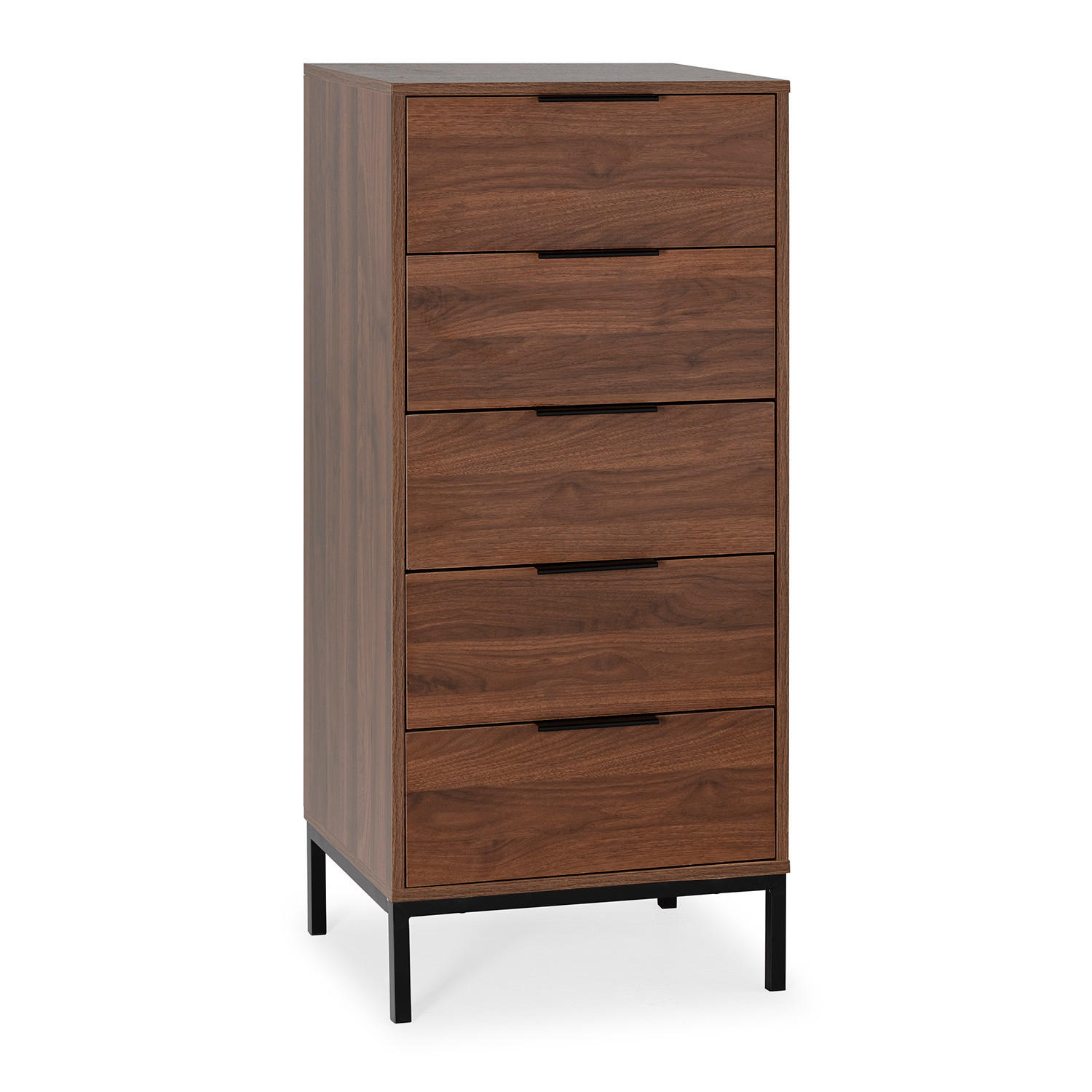 KOMMODE 50/115/40 Auri Walnussfarbe - Walnussfarben, Holzwerkstoff (50/115/40cm) - VS Venta-stock