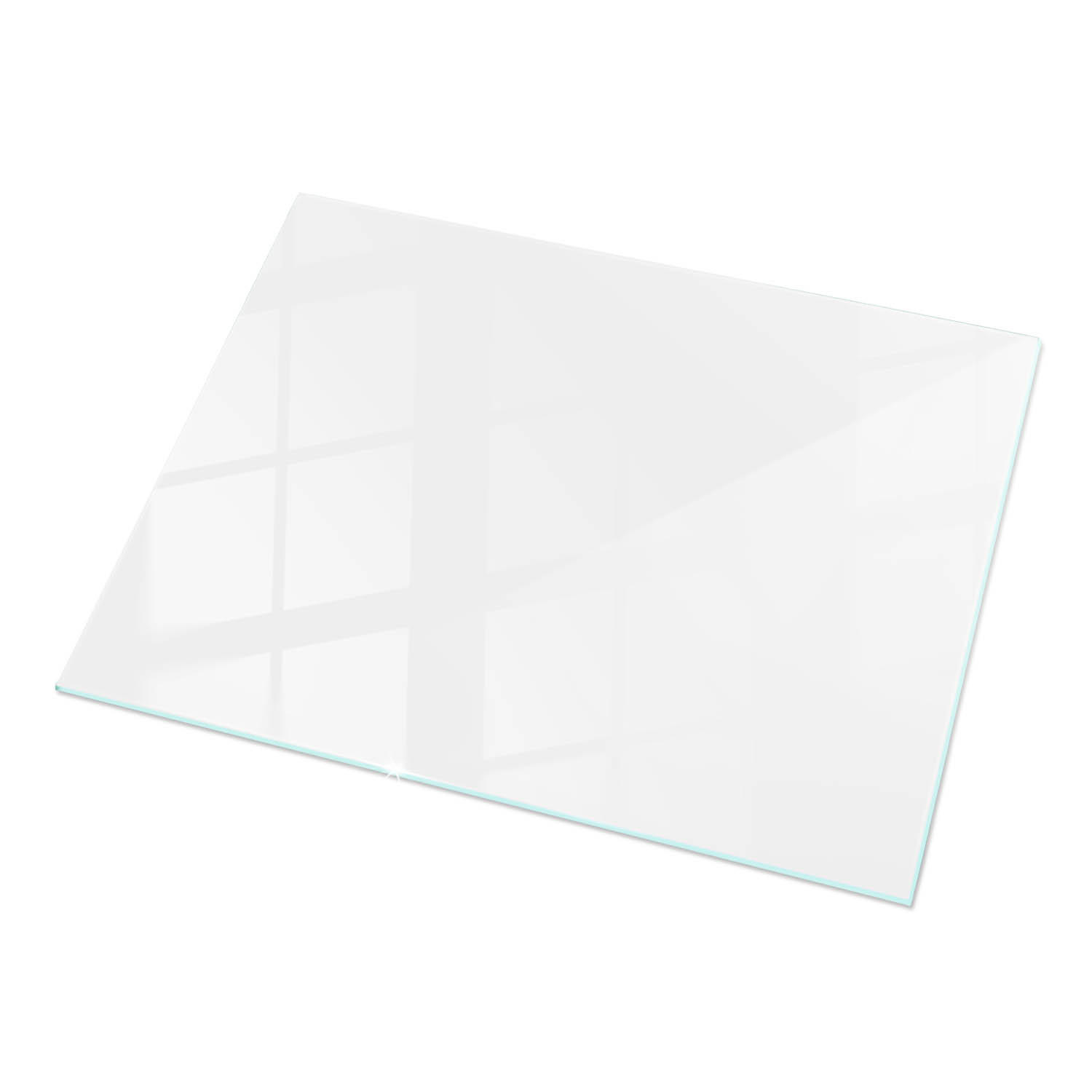 TISCHPLATTE 120x80 cm Glatte Weiße Oberfläche - Weiß, Glas (0.4/120/80cm) - TULUP